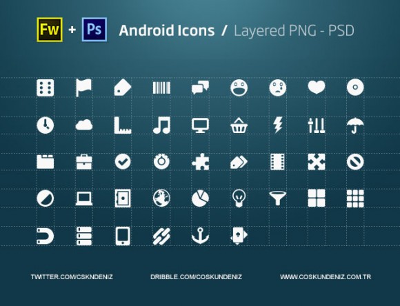 Androids icons