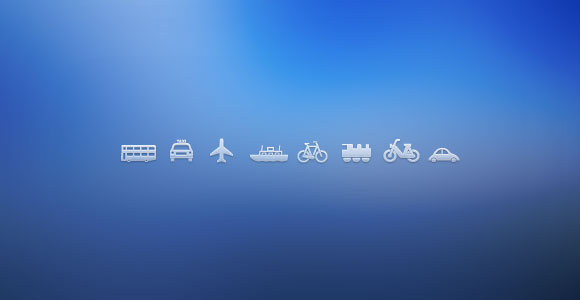 Iconos del transporte