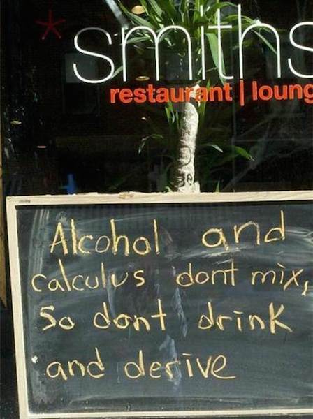 bar signs funny creative restaurant drink jokes pub step grab humour clever bars hilarious humor witty signage chalkboard drinking don