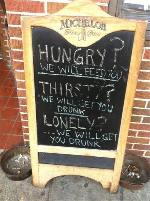 bar signs funny creative drink advertising sign sayings coffee pub ll bars chalkboard drinking hilarious sidewalk grab grill blackboard restaurant