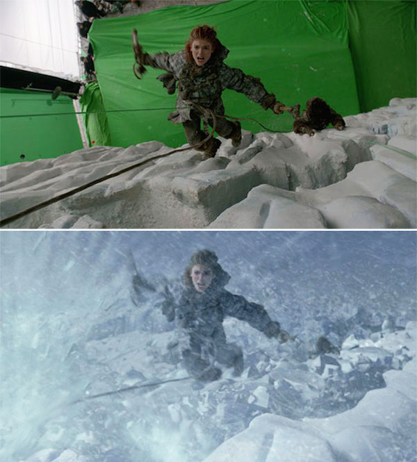 Game of Thrones: Before and after green screen + CGI (4)