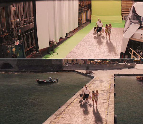 The Wolf of Wall Street: Before and after green screen + CGI