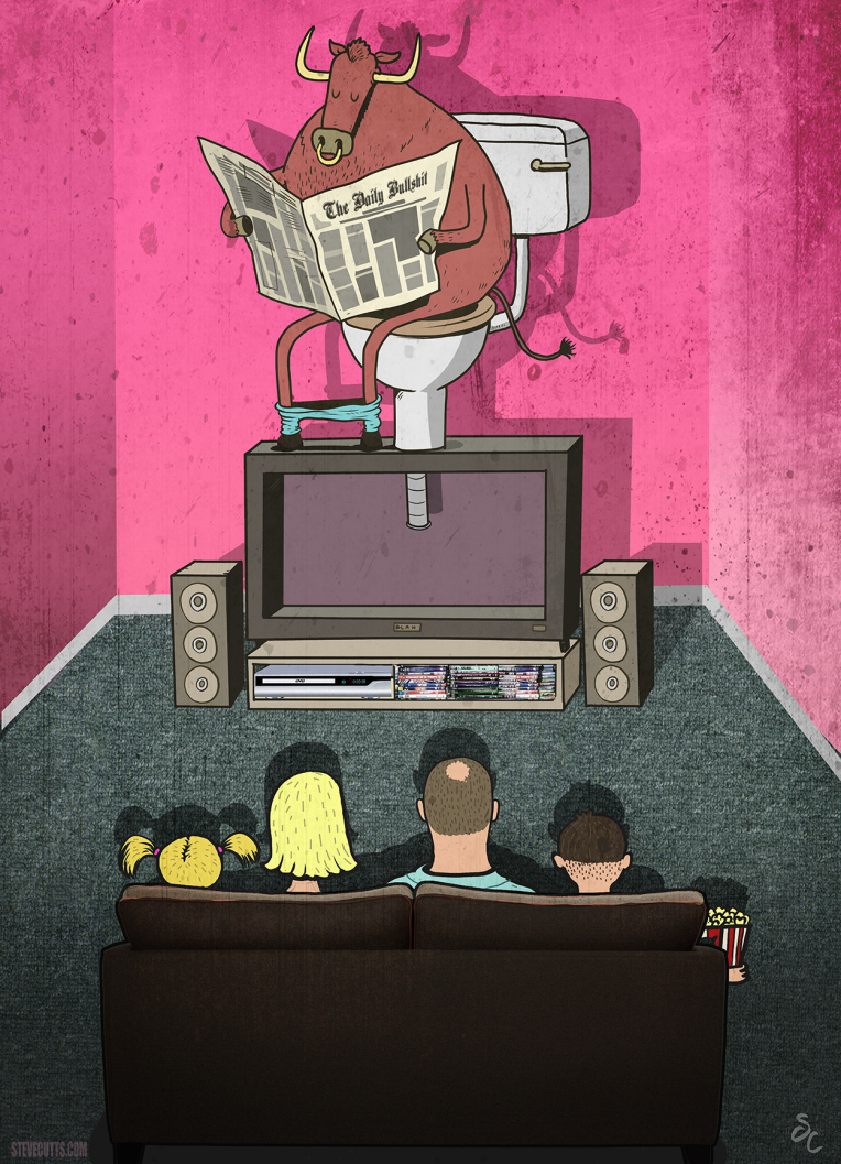 illustrations steve cutts today society wrong everything todays describe brilliant