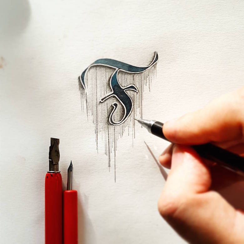 3d calligraphy and lettering by Tolga Girgin - 14