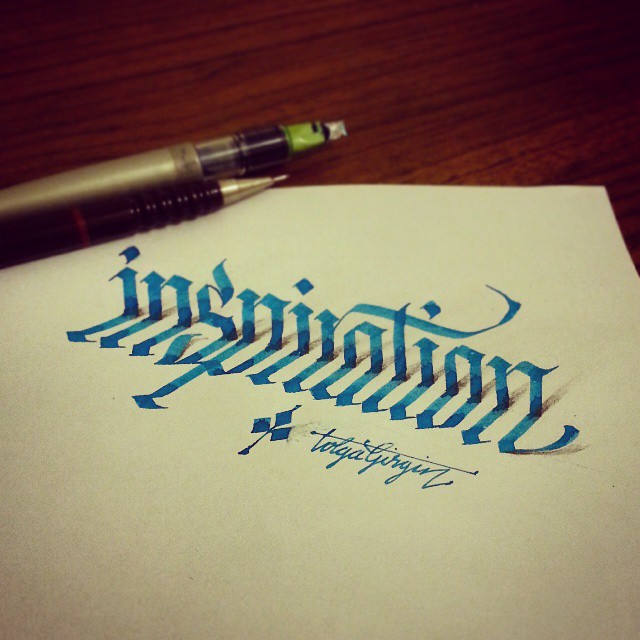 3d calligraphy and lettering by Tolga Girgin - 23