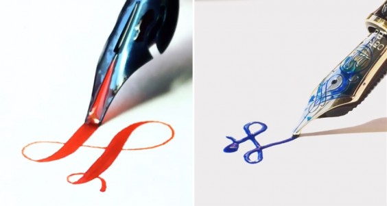 Watch This Artist Create Beautiful Calligraphy Using Different Pens And Techniques