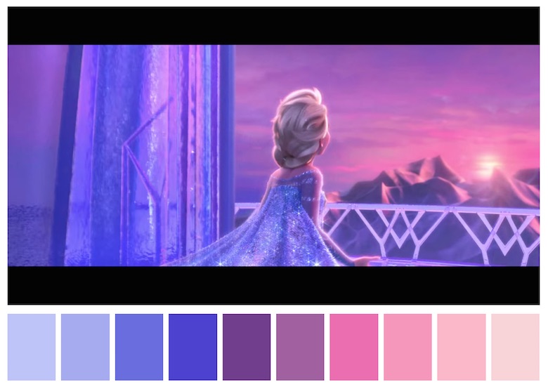 Cinema Palettes: Color palettes from famous movies - Frozen