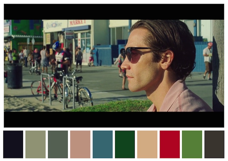 Cinema Palettes: Color palettes from famous movies - Nightcrawler