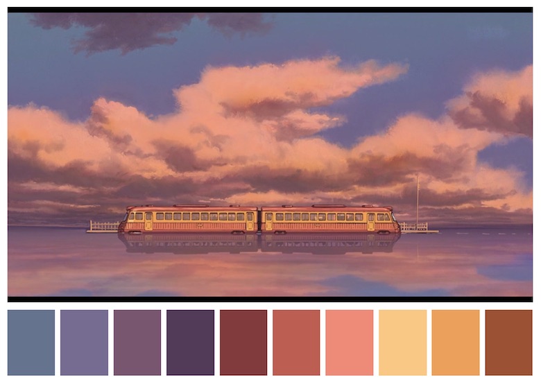 Cinema Palettes: Color palettes from famous movies - Spirited Away