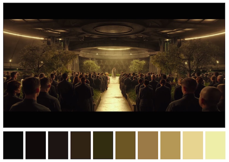Cinema Palettes: Color palettes from famous movies - The Hunger Games - Mockingjay Part-2