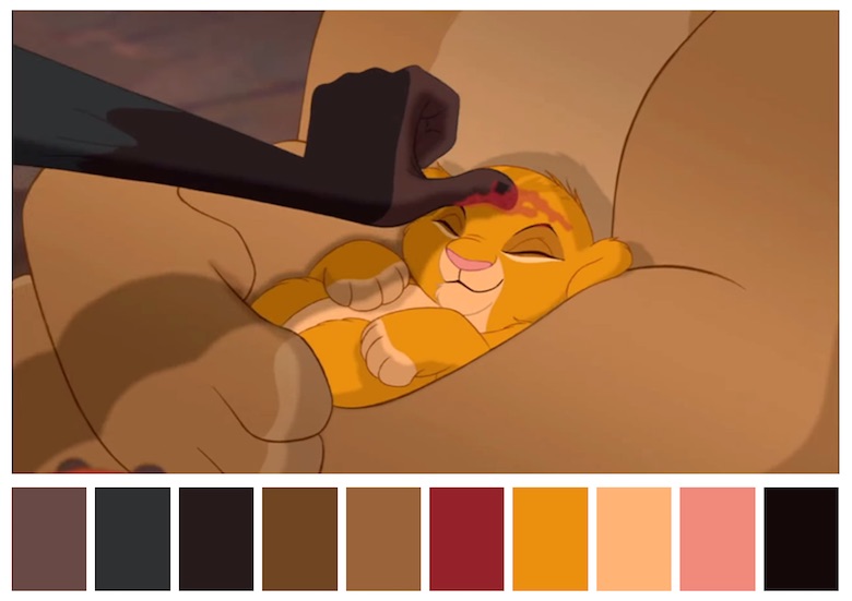Cinema Palettes: Color palettes from famous movies - The Lion King