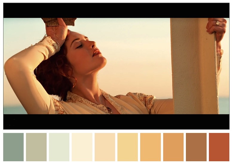 Cinema Palettes: Color palettes from famous movies - Titanic