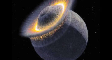 Fascinating Student Video Shows The Past, Present, And Future Of Our World In Just 2 Mins Massive asteroid impact on Earth illustrating the dramatic early history of our planet