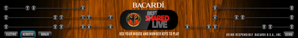 Bacardi - Schreddern Sie das Banner