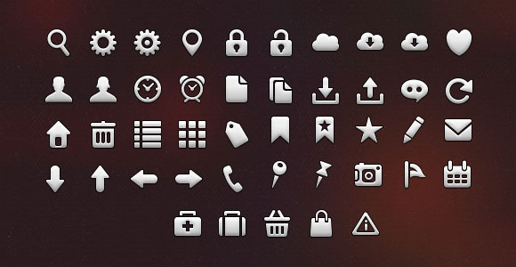 45 iOS free icons for iPhone