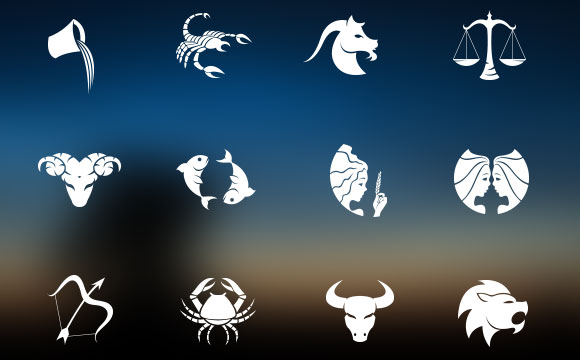 Zodiac sign icons