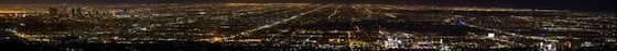 Los Angeles at Night via Mt. Lee by Mac Danzig (0.11 Gigapixels)