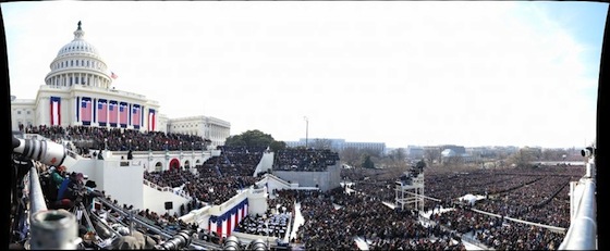 President Barack Obama's Inaugural Address by David Bergman (1.47 Gigapixels)