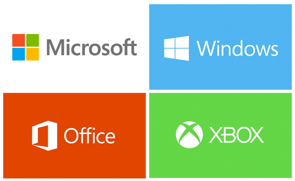 Microsoft family logos