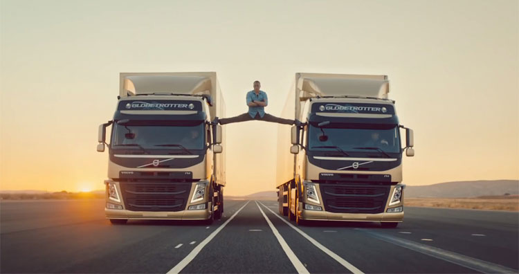 Volvo Trucks - The Epic Split By Jean-Claude Van Damme