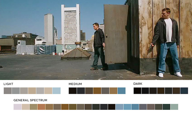 The Departed – Color Palette