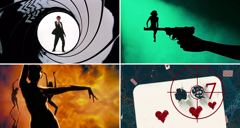 50 Years Of James Bond Title Sequences Merged Into One