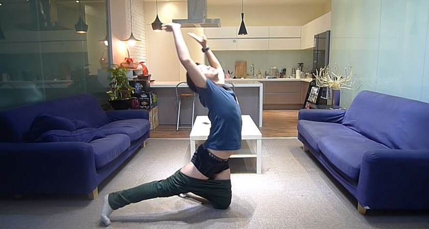 man-wears-pants-without-using-his-hands