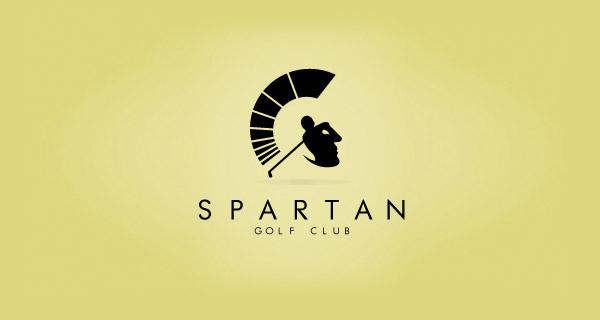 Creative Logo Design Inspiration With Hidden Meanings - Spartan Golf Club