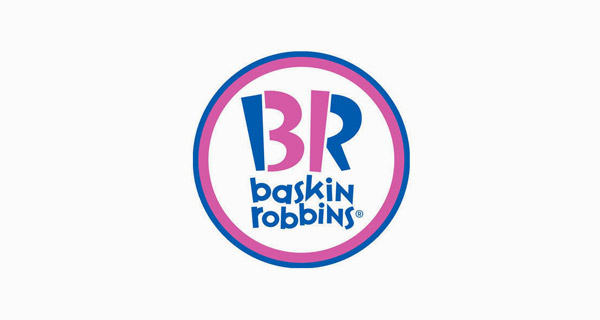 Creative Logo Design Inspiration With Hidden Meanings - Baskin Robbins