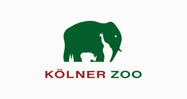 Creative Logo Design Inspiration With Hidden Meanings - Kölner Zoo