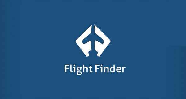 Creative Logo Design Inspiration With Hidden Meanings - Flight Finder