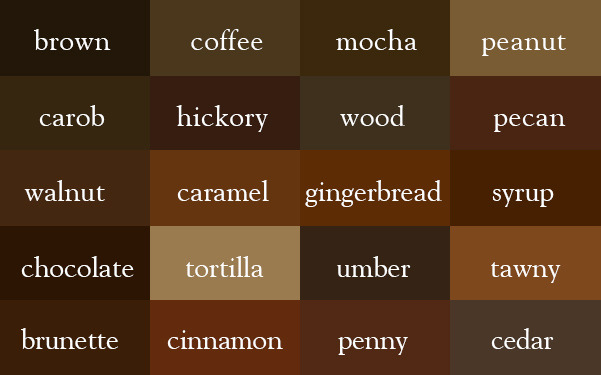 Dark Red Shades Color Scheme » Brown »