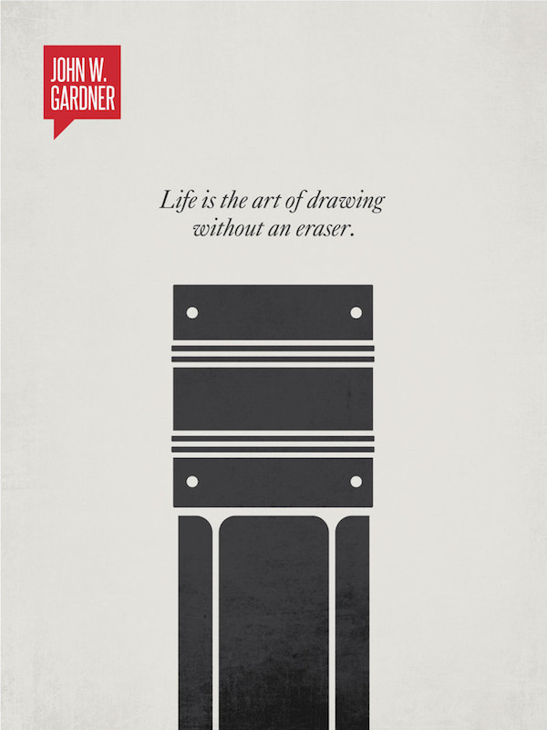 Famous Quotes as Illustrated Minimal Design Posters - 12