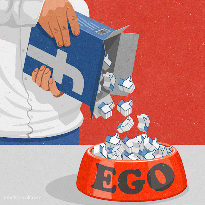 Retro Style Thought Provoking Illustrations by John Holcroft - 1