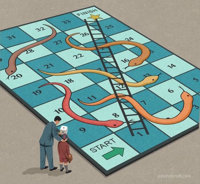 Retro Style Thought Provoking Illustrations by John Holcroft - 8 Retro Style Thought Provoking Illustrations by John Holcroft - 8