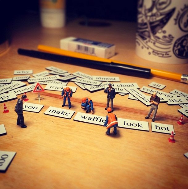 Life In An Agency, Miniature Figure Photographs - 14