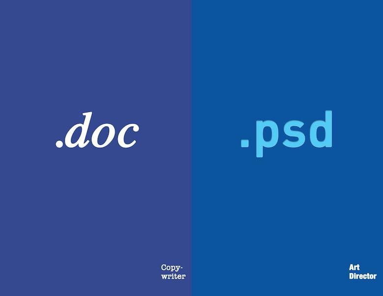 Copywriter vs. Art Director: The file