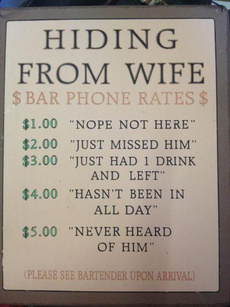 Funny Creative Bar Signs - 1