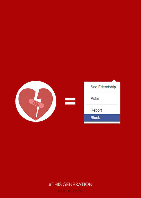 This Generation: Heartbreak = Block on Facebook