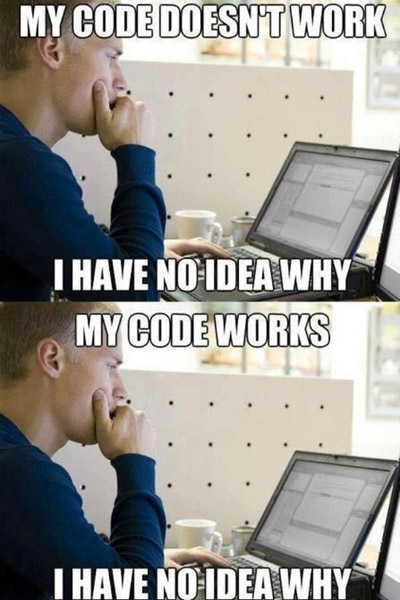 My code works, my code doesn't work - I have no idea why