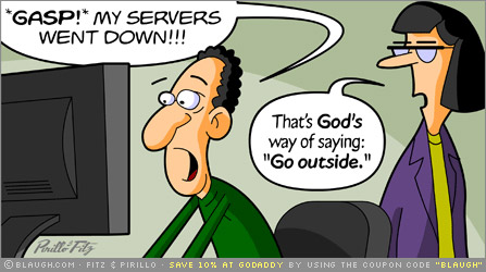 Funny Web Designer Jokes & Developer Humour - Servers