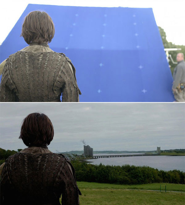Game of Thrones: Before and after green screen + CGI (1)