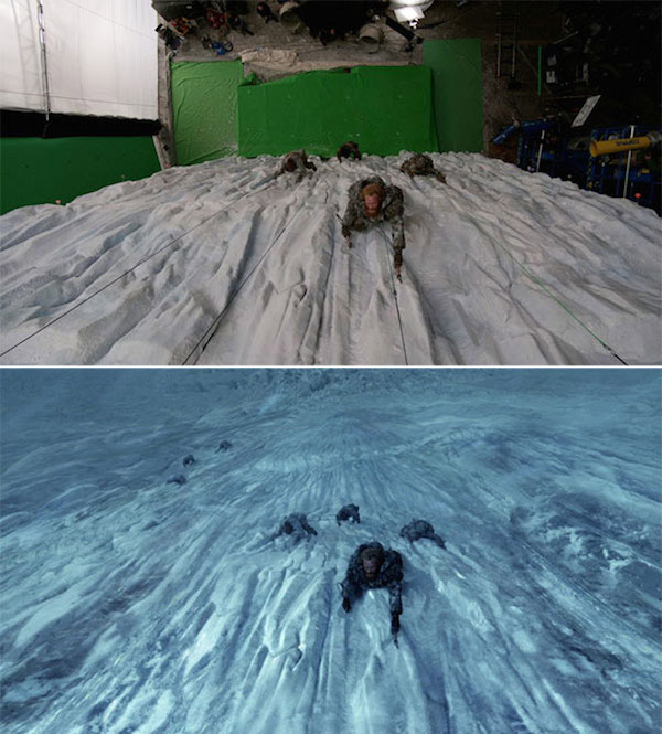 46 Famous Movie Scenes Before And After Special Effects