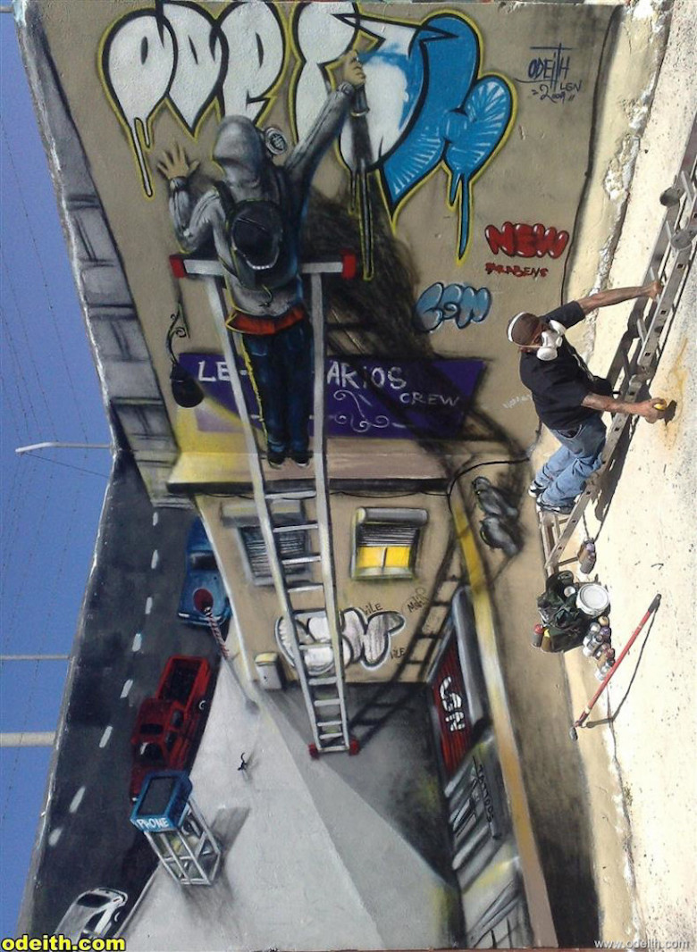 3D Anamorphic Graffiti Street Art - 14