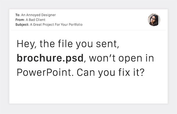 Terribly Funny Client Emails to Designers - 1