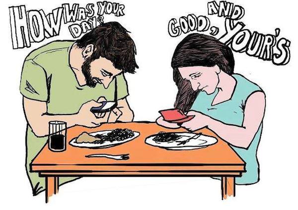 27 Funny But Thought Provoking Images Of How Smartphones Have Taken Over Our Lives