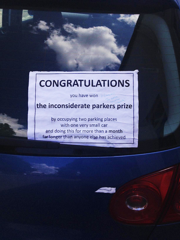 Funny Windshield Notes For Bad Parking - 12