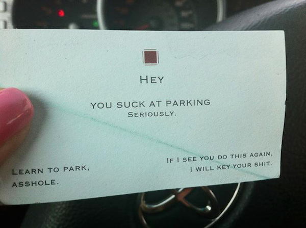 Funny Windshield Notes For Bad Parking - 15