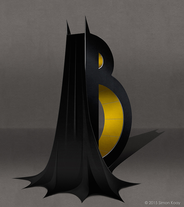 Superhero Themed Alphabets - Batman