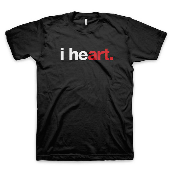Buy T-Shirts For Graphic & Web Designers - I Heart Art